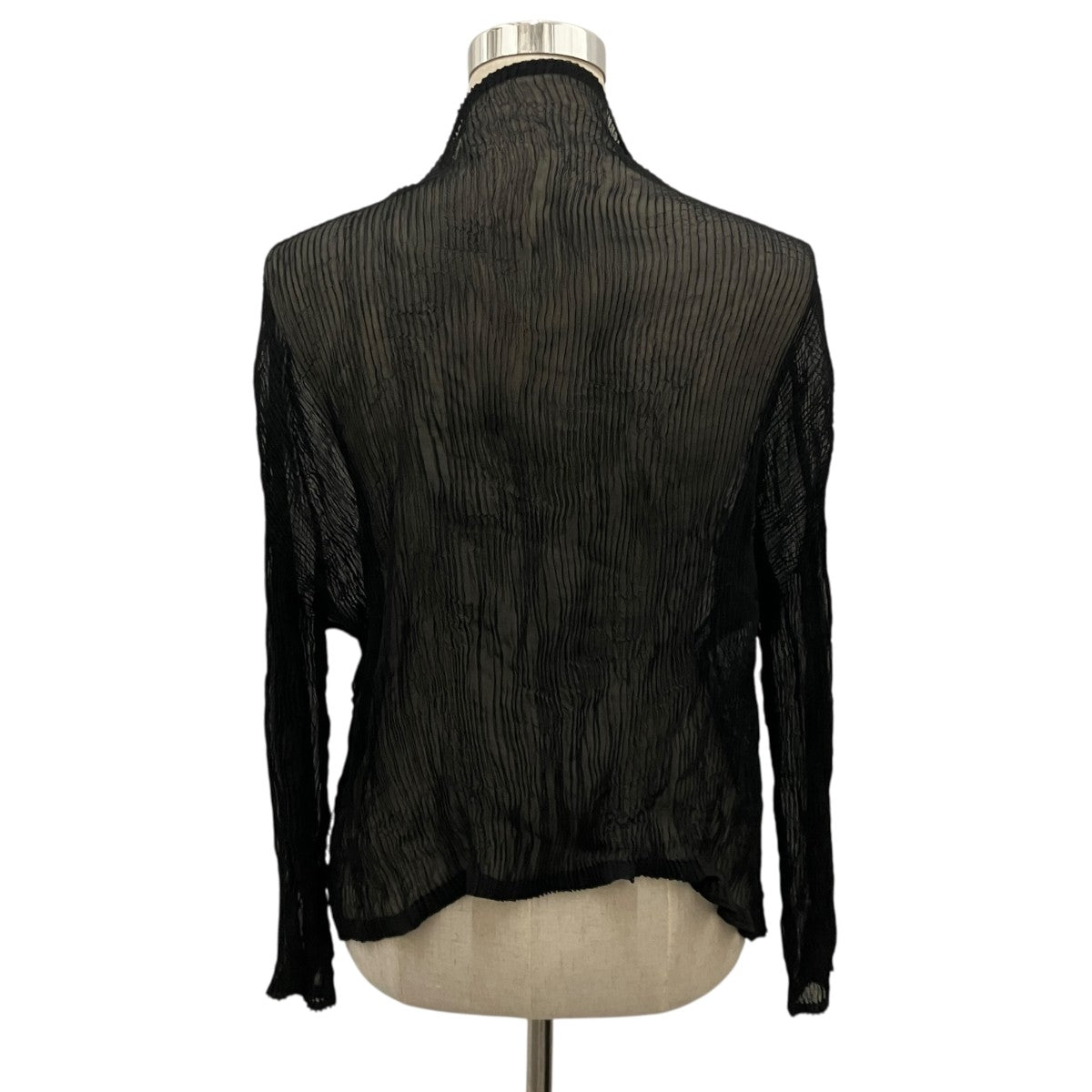 25SS【CHIFFON TWIST】シフォンツイストジップカーディガンIM51FJ428