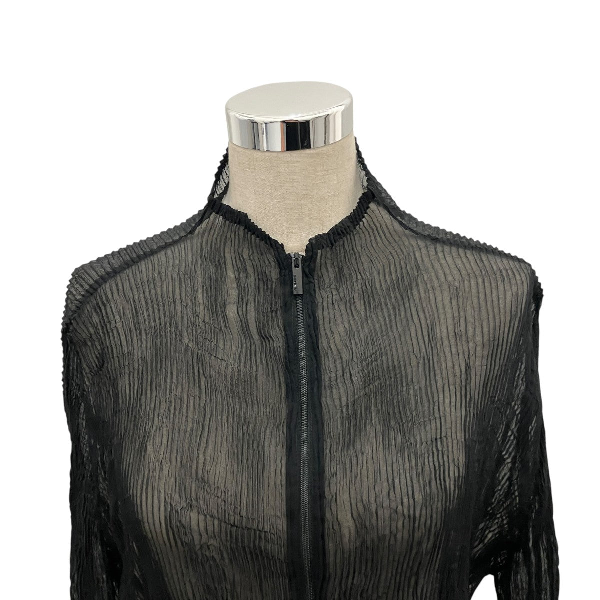 25SS【CHIFFON TWIST】シフォンツイストジップカーディガンIM51FJ428