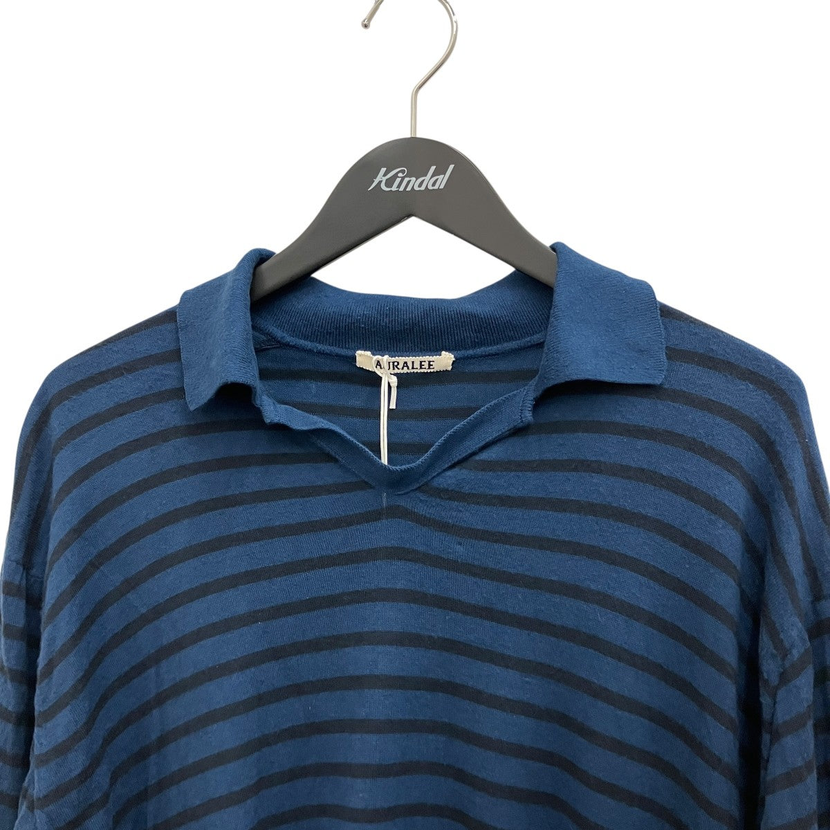26SS【HIGH GAUGE COTTON KNIT SKIPPER POLO】ボーダースキッパーポロA26SP01SB