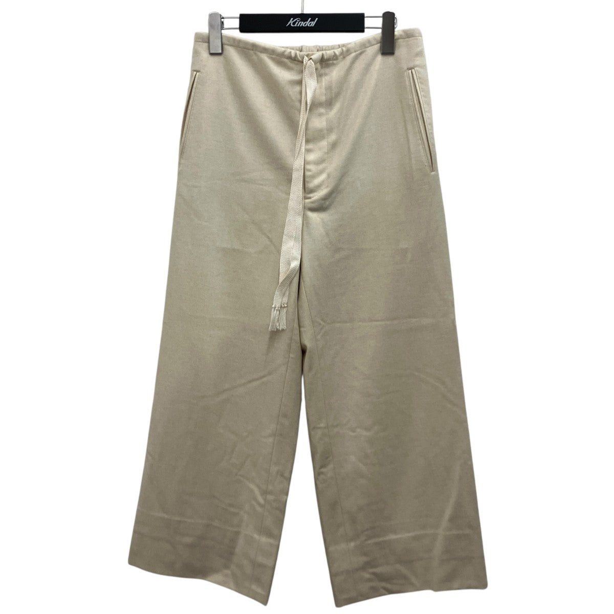 【WOOL FULLING FLANNEL DRAWSTRING PANTS】ドローストリングパンツA25AP07CF