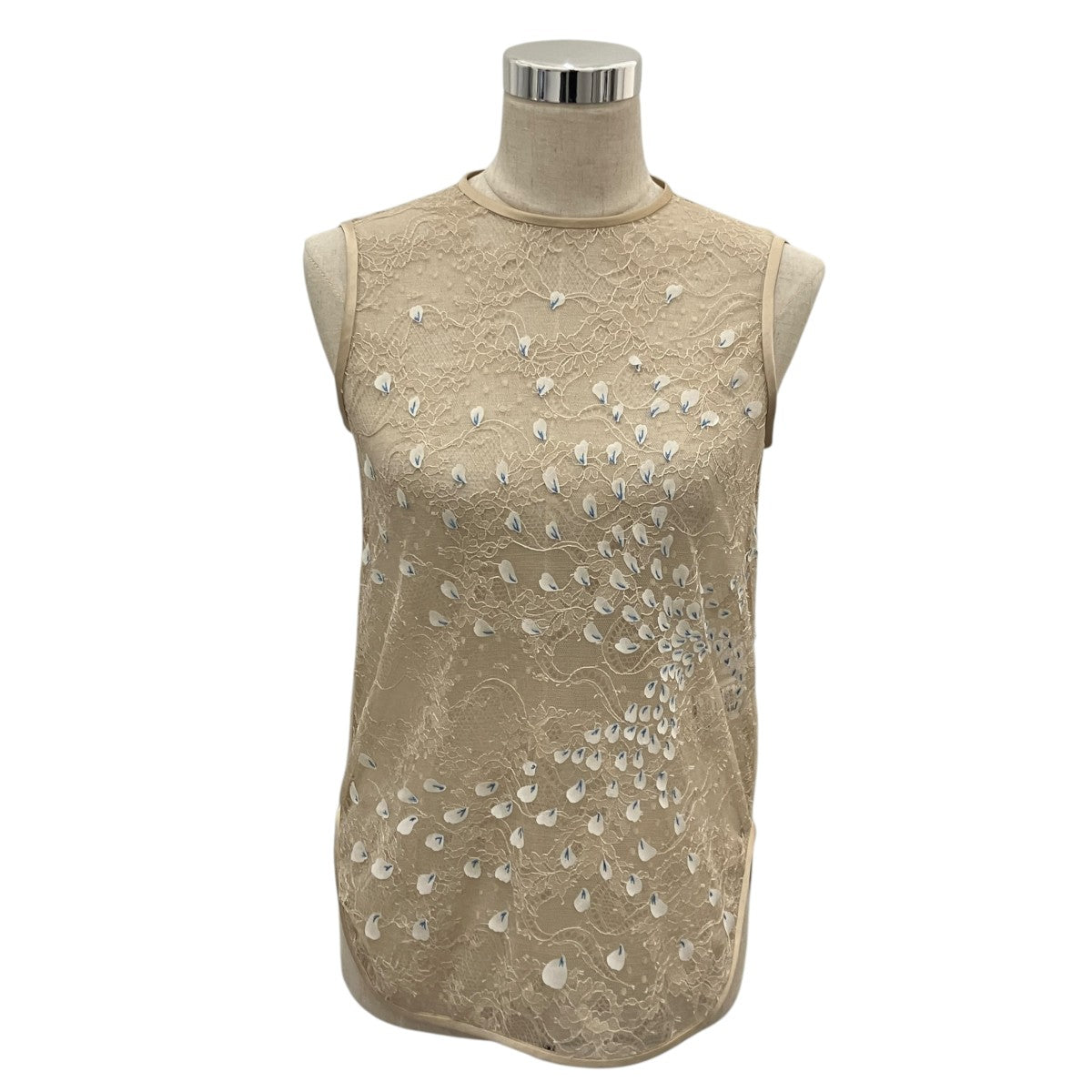 【SHOWER FLOWER LACE BLOUSE】シャワーフラワーレースノースリーブブラウスMM19SS-SH034