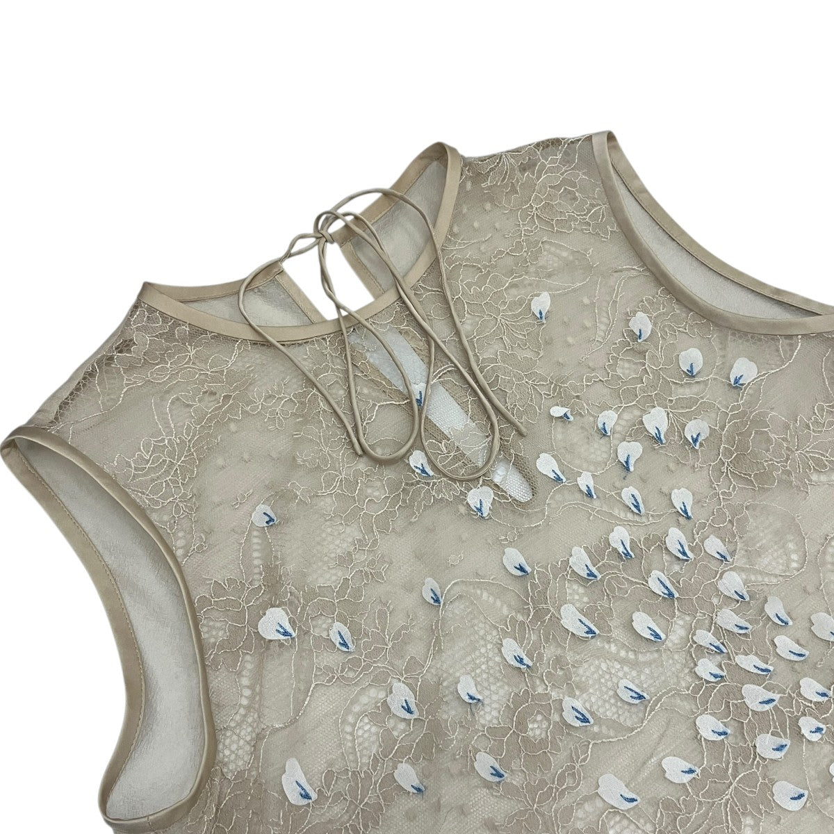 【SHOWER FLOWER LACE BLOUSE】シャワーフラワーレースノースリーブブラウスMM19SS-SH034