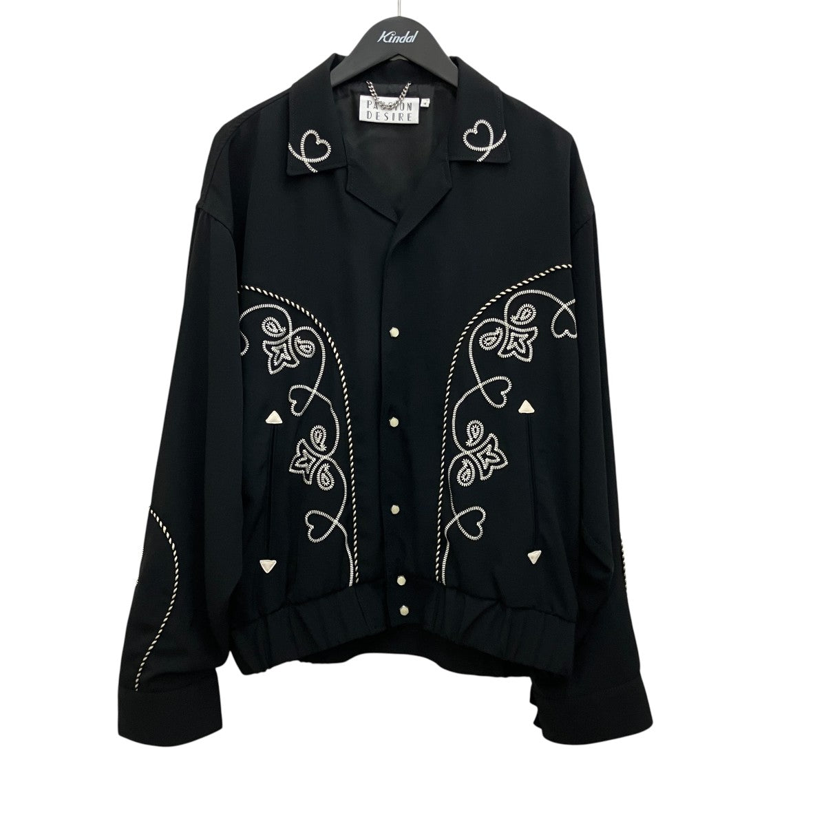 【HEART EMBROIDERED WESTEREN JKT】ハート柄刺繍ウエスタンジャケットPD24SJ02