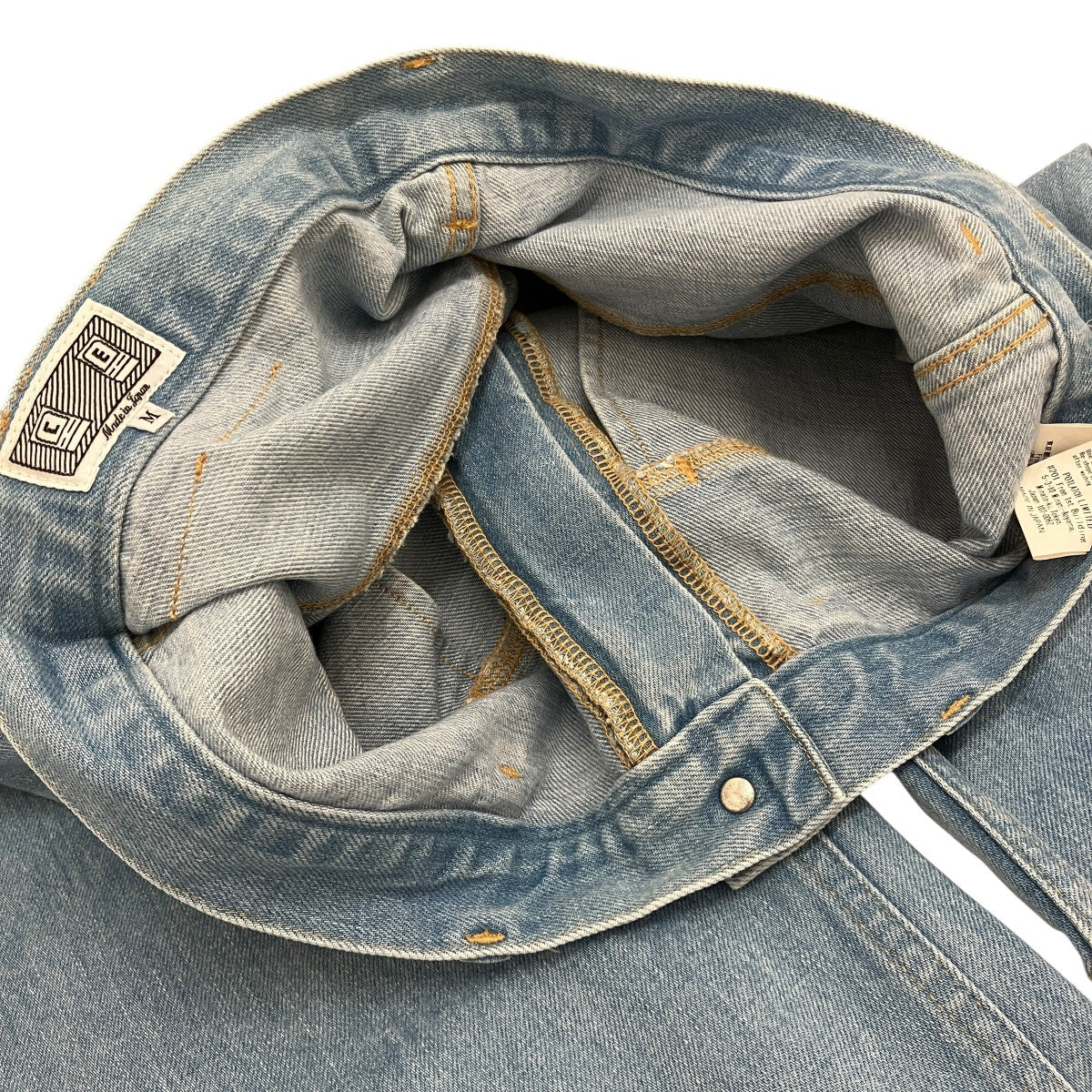 【SPLIT DESIGN WASHED DENIM】デニムパンツCES23PT01