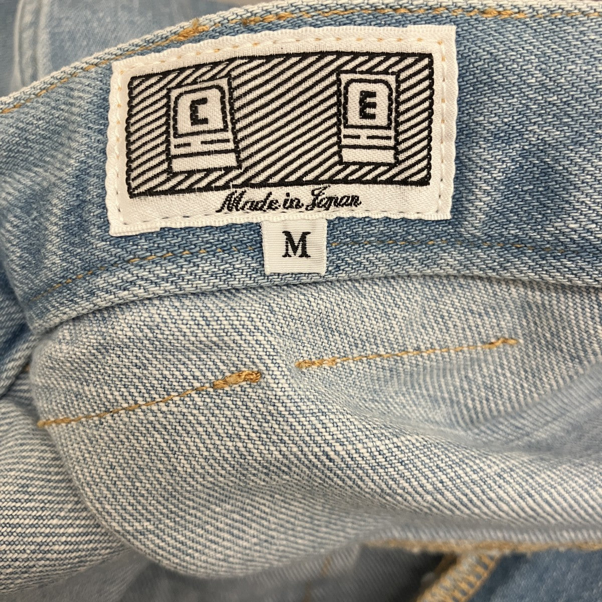 【SPLIT DESIGN WASHED DENIM】デニムパンツCES23PT01