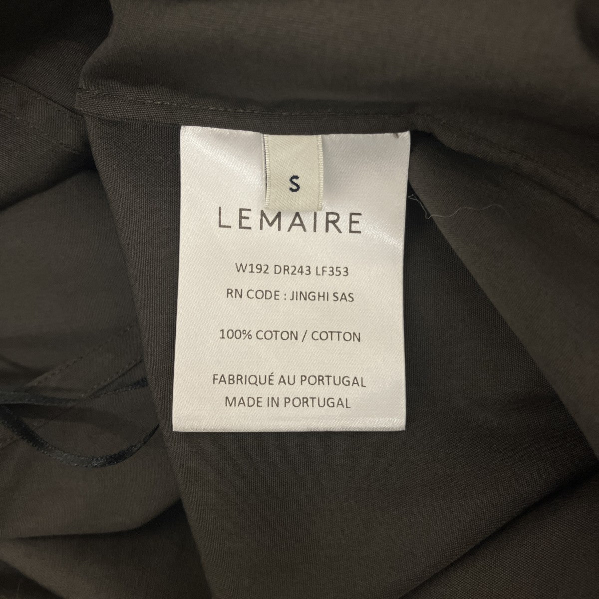 LEMAIRE 【KNOTTED DRAPED DRESS】ノースリーブワンピースW192 DR243 LF353 古着・中古-6枚目のアイテム画像