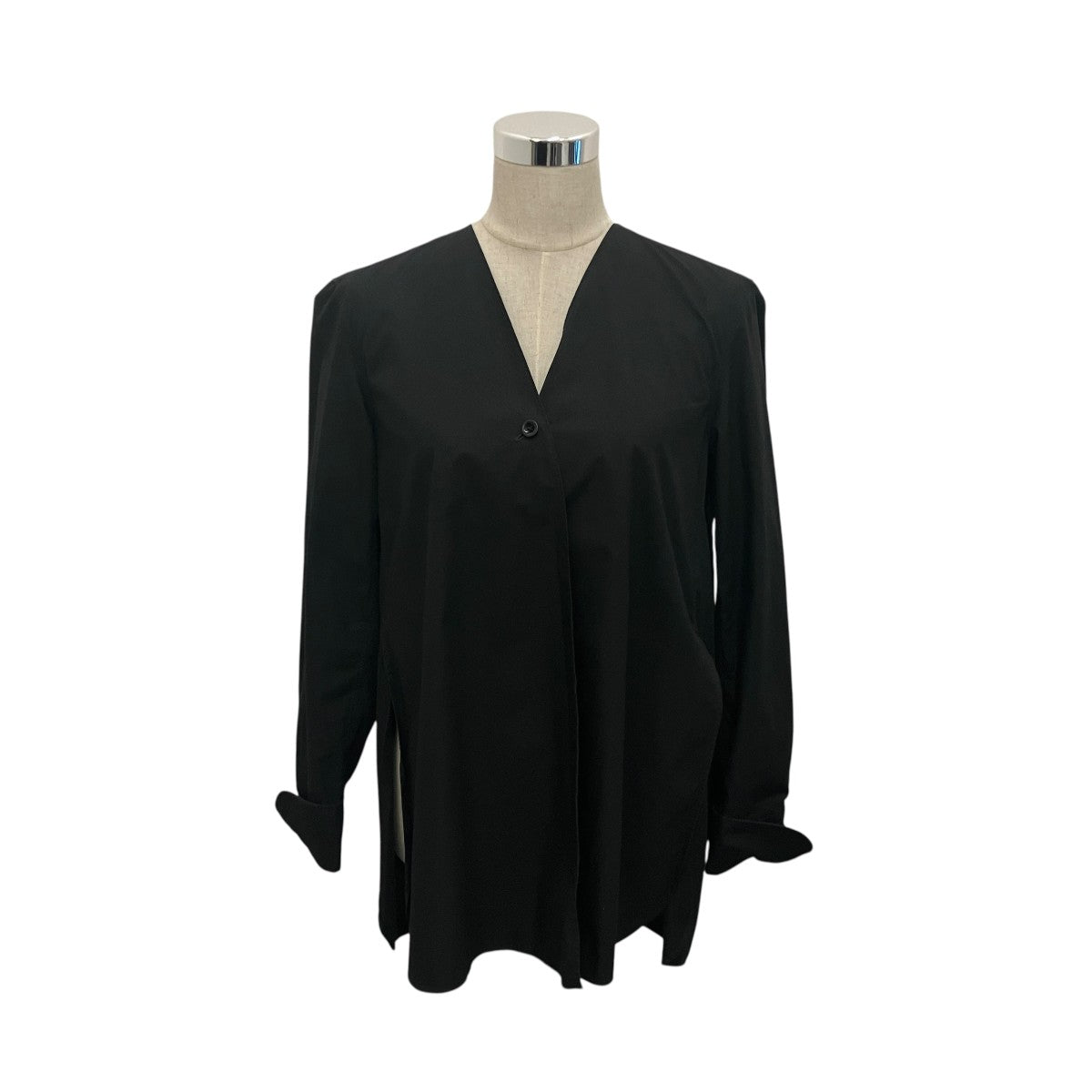 LEMAIRE ノーカラーブラウス 古着・中古-1枚目のアイテム画像