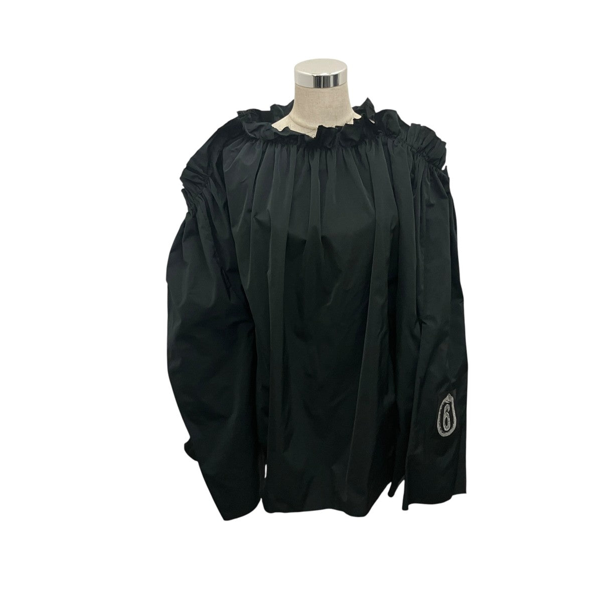 MM6 Maison Margiela 22AWギャザー プルオーバー 長袖ブラウスS62NC0113 古着・中古-1枚目のアイテム画像