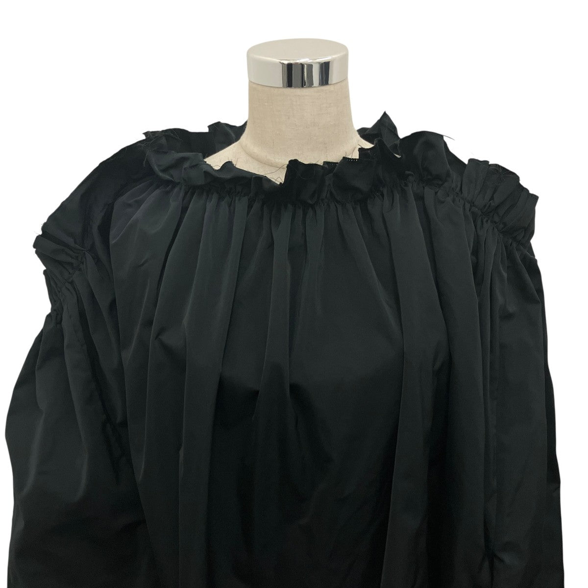 MM6 Maison Margiela 22AWギャザー プルオーバー 長袖ブラウスS62NC0113 古着・中古-3枚目のアイテム画像