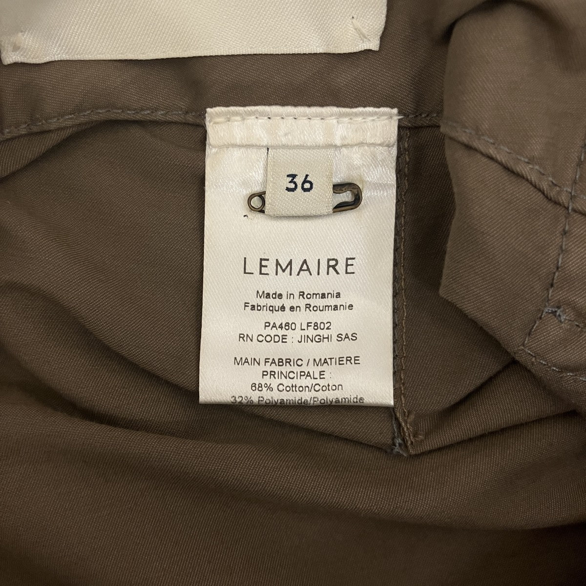 【BELTED CHINO PANTS】ガーメントダイベルテッドチノパンツPA460 LF802