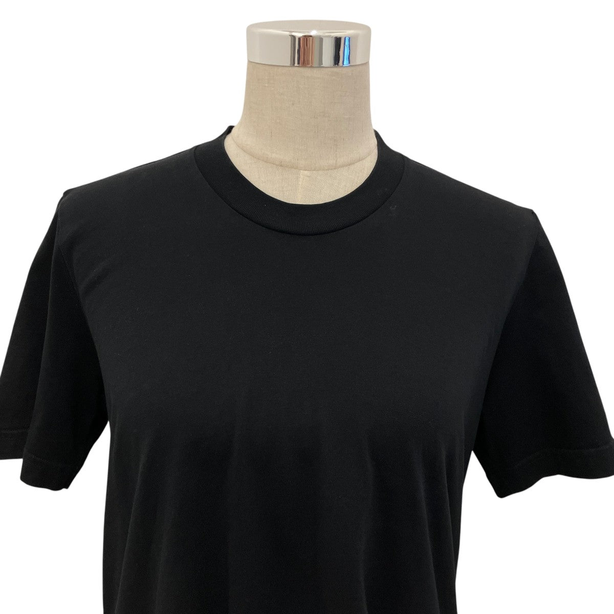 BALENCIAGA(バレンシアガ) 裾ロゴ刺繍Tシャツ460597 460597 ブラック