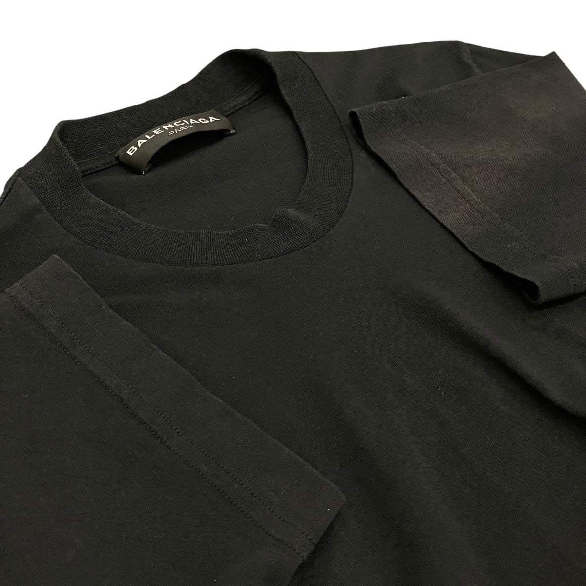 BALENCIAGA 裾ロゴ刺繍Tシャツ460597 古着・中古-5枚目のアイテム画像