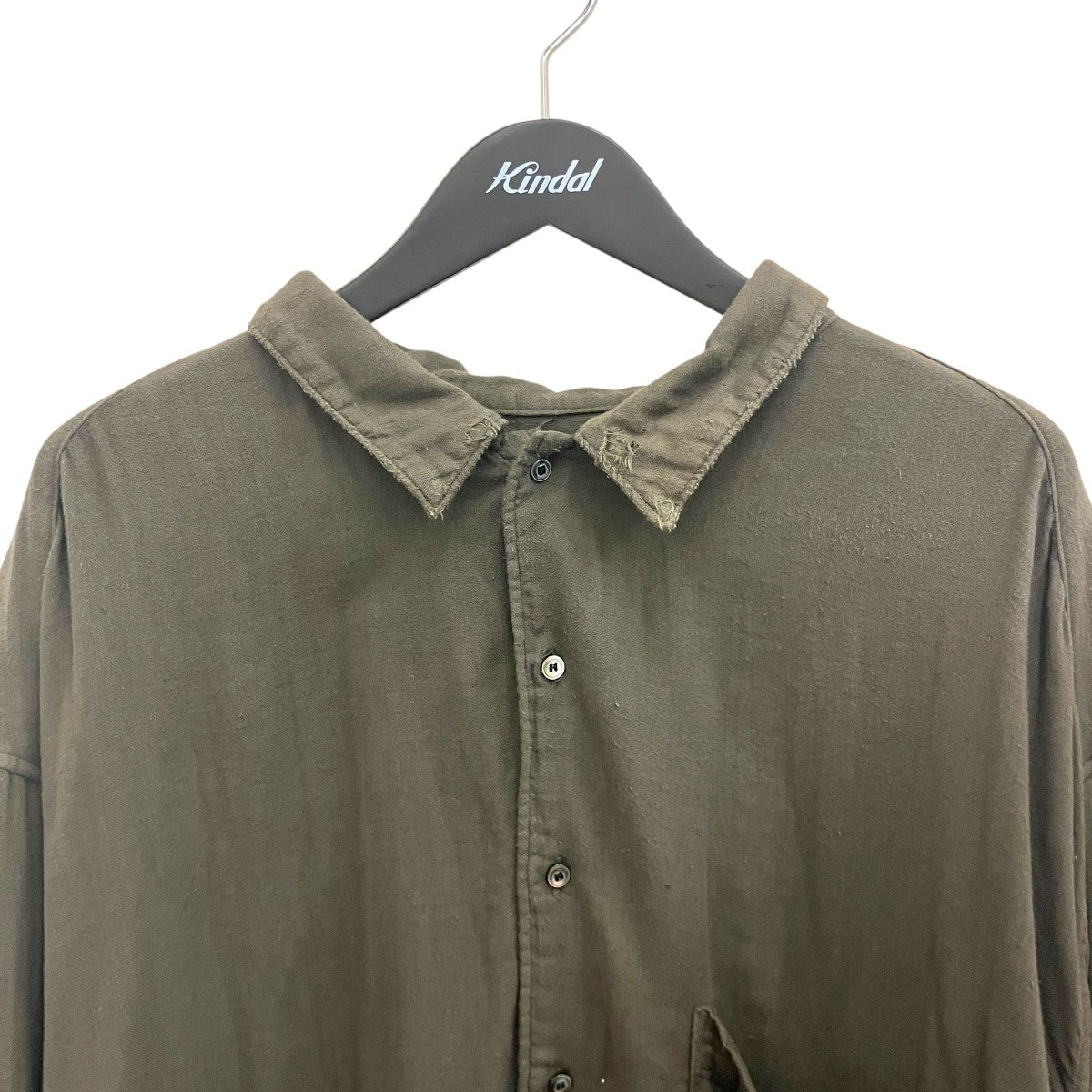 【DOUBLEGAUZE CRASH LS SHIRT】ダブルガーゼシャツANC-SH28-B