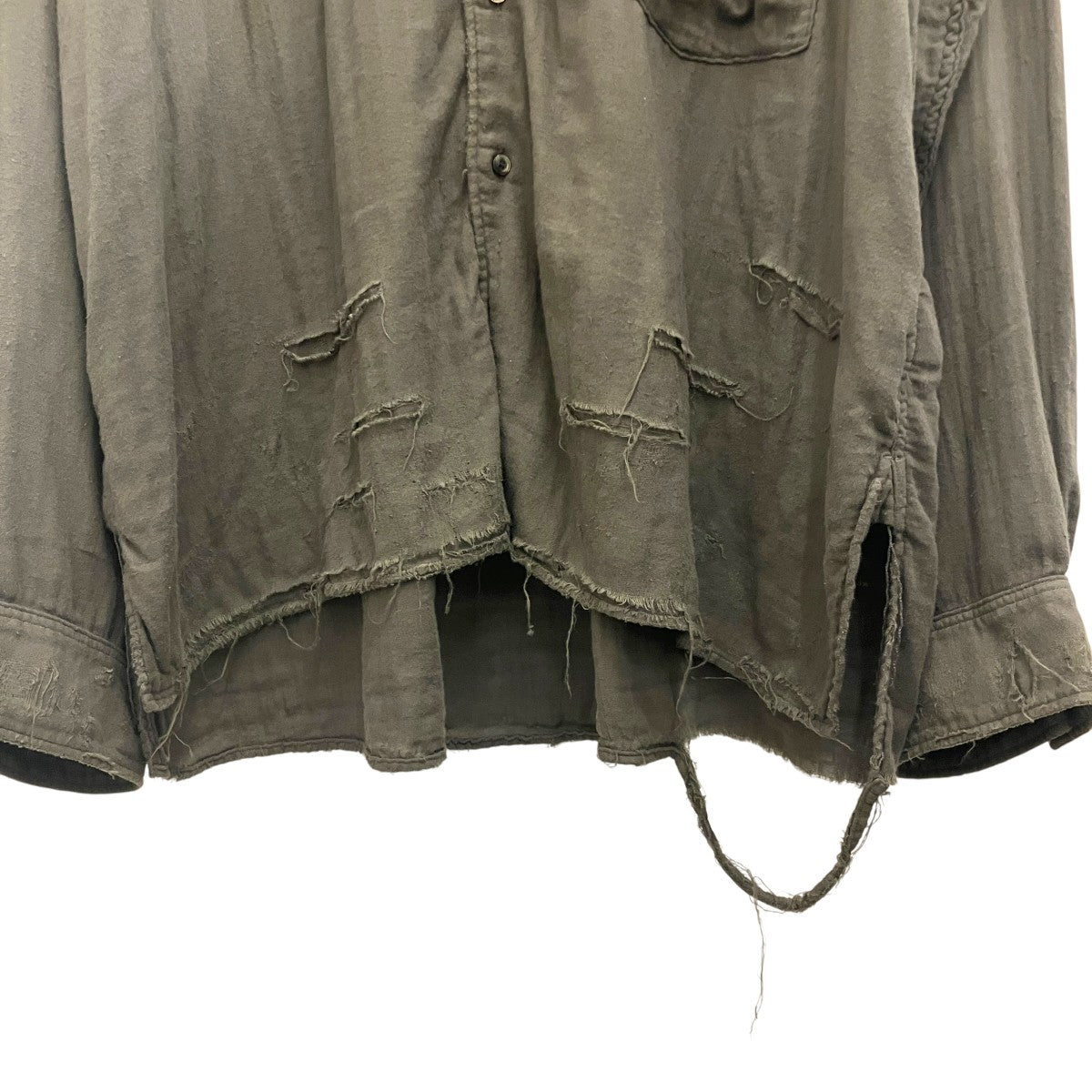 【DOUBLEGAUZE CRASH LS SHIRT】ダブルガーゼシャツANC-SH28-B