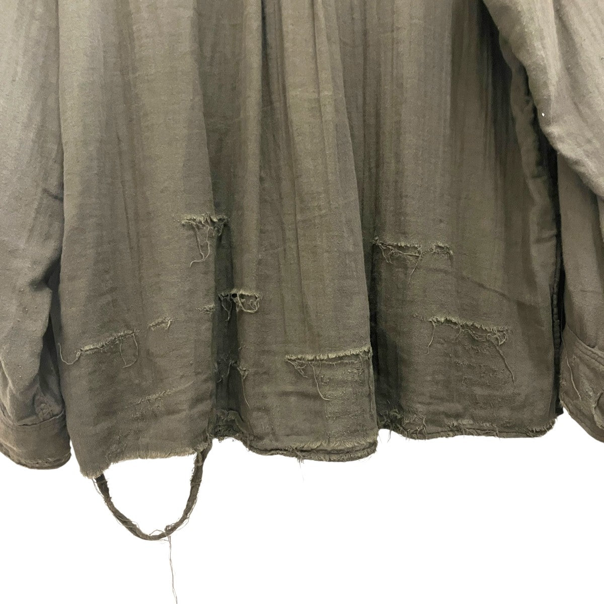 【DOUBLEGAUZE CRASH LS SHIRT】ダブルガーゼシャツANC-SH28-B