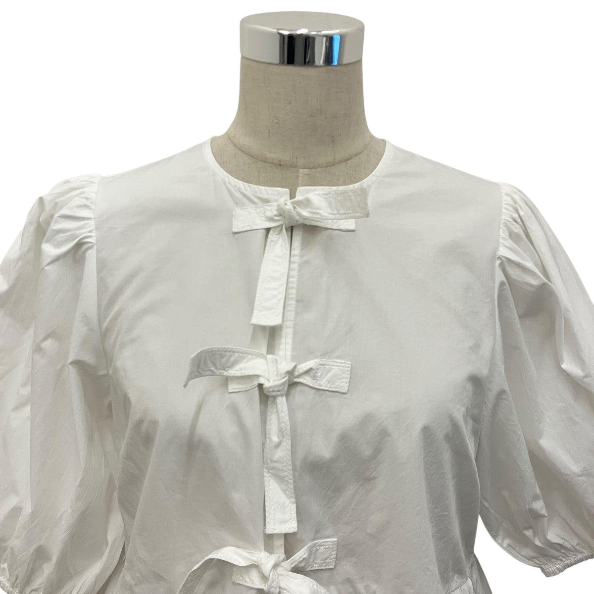 【COTTON POPLIN PEPLUM BLOUSE】コットンポプリン ペプラムブラウスF7364