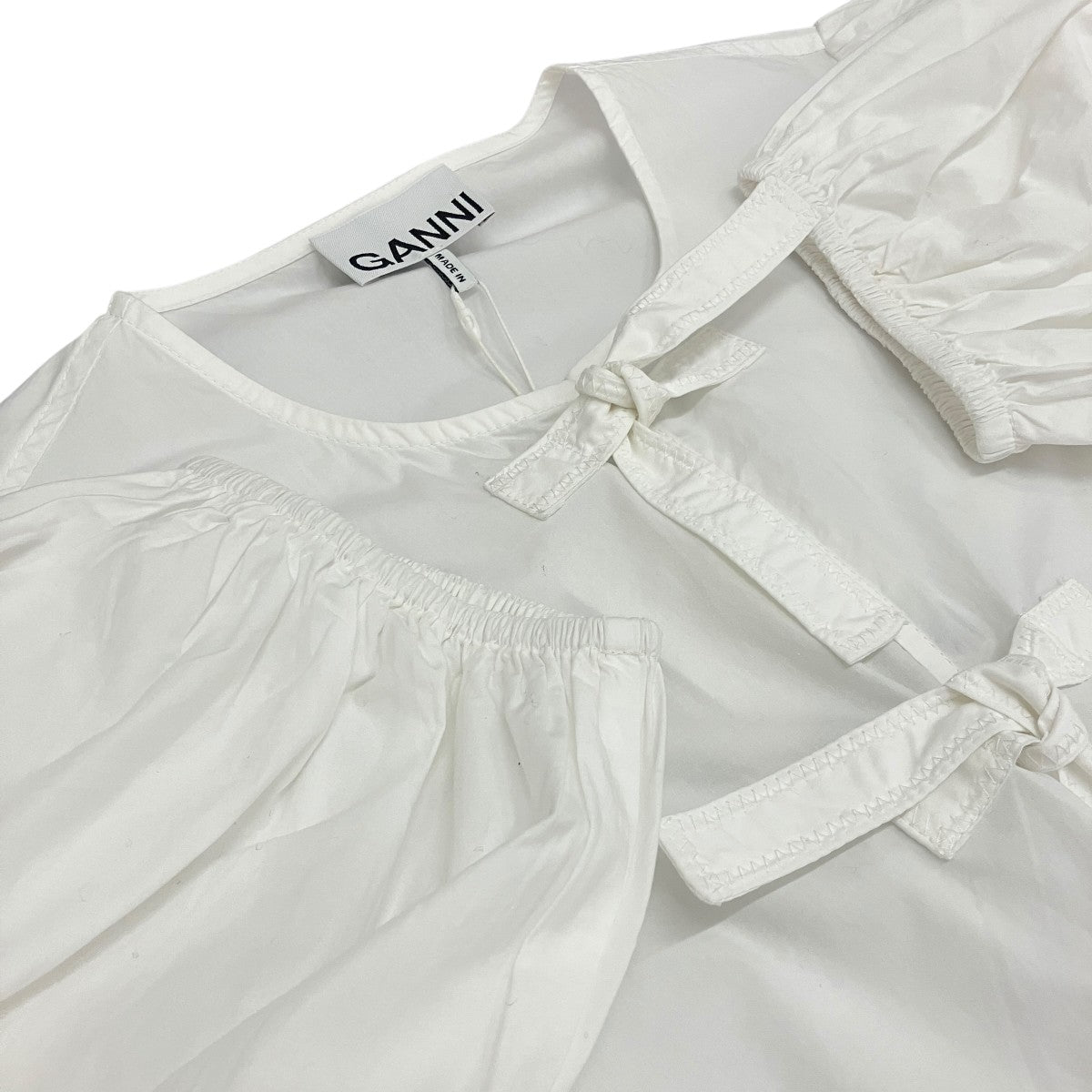 【COTTON POPLIN PEPLUM BLOUSE】コットンポプリン ペプラムブラウスF7364