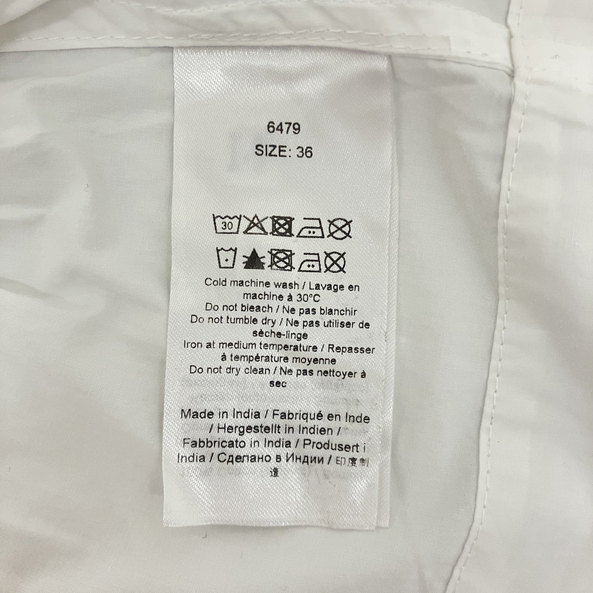 【COTTON POPLIN PEPLUM BLOUSE】コットンポプリン ペプラムブラウスF7364