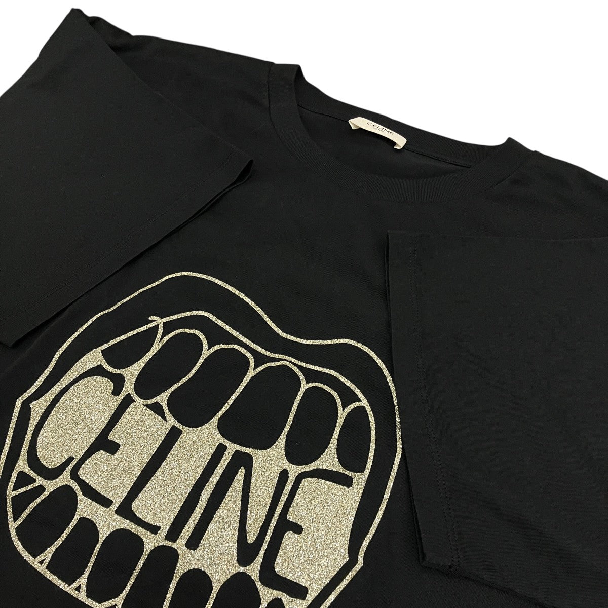 グリッタートゥースプリントTシャツ2X675501F
