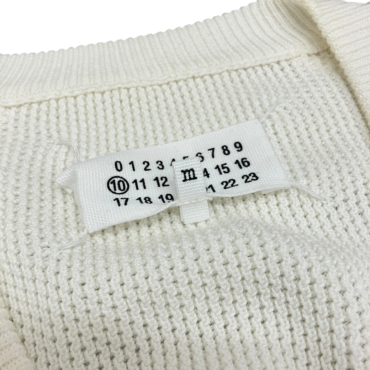 VネックコットンニットS30HA0697