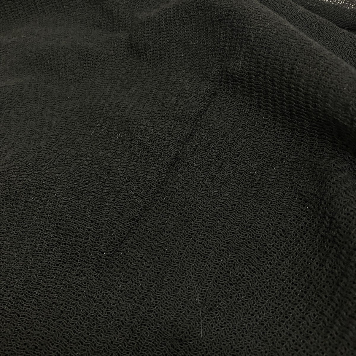 【SHEER ROUNDED SLEEVE KNITTED CARDIGAN】盆提灯カーディガンMM25SS-KN066