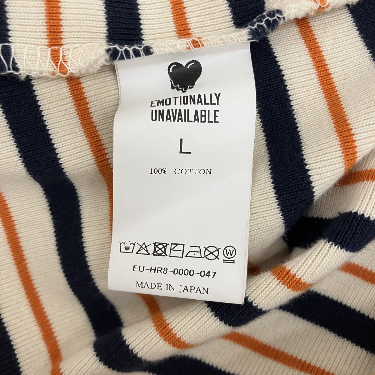 25SS【EU STRIPE S S TEE】ボーダーTシャツEU-HR8-0000-047