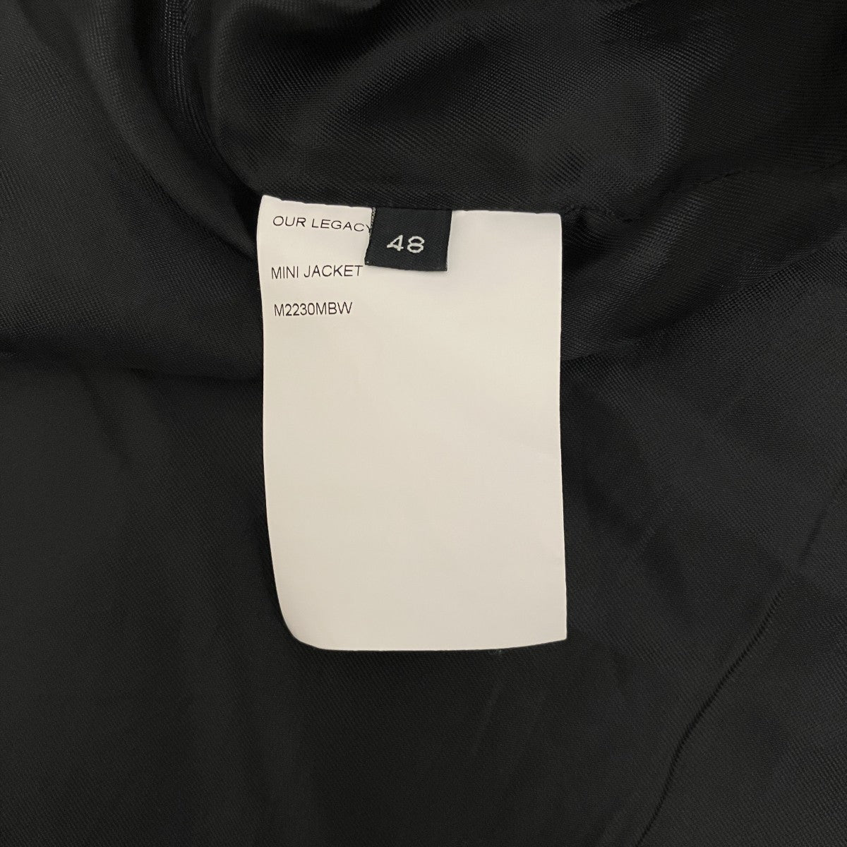 【MINI JACKET】ジャケットM2230MBW