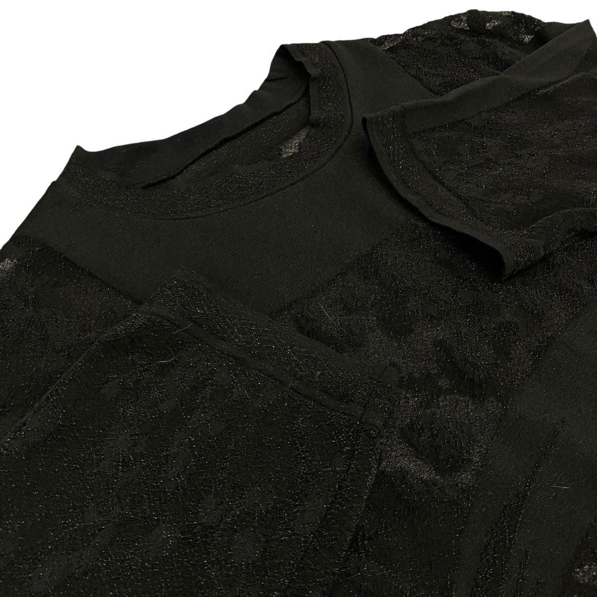 【Knitted Crew Neck Top】半袖ニットトップMM25FW-KN033