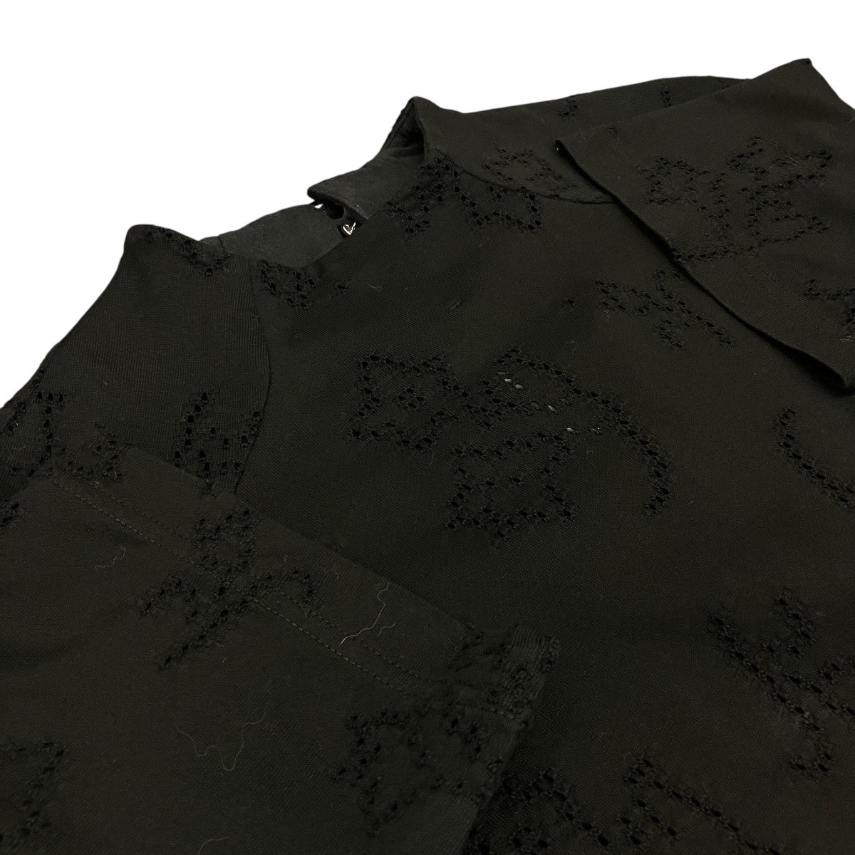 【EYELET JERSEY JACQUARD TOP】ジャガードトップMM25SS-JS071