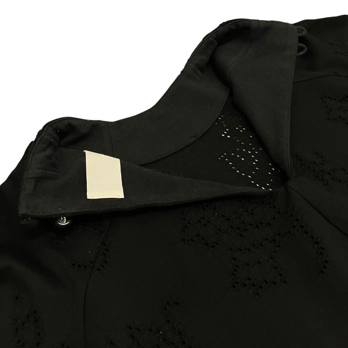 【EYELET JERSEY JACQUARD TOP】ジャガードトップMM25SS-JS071