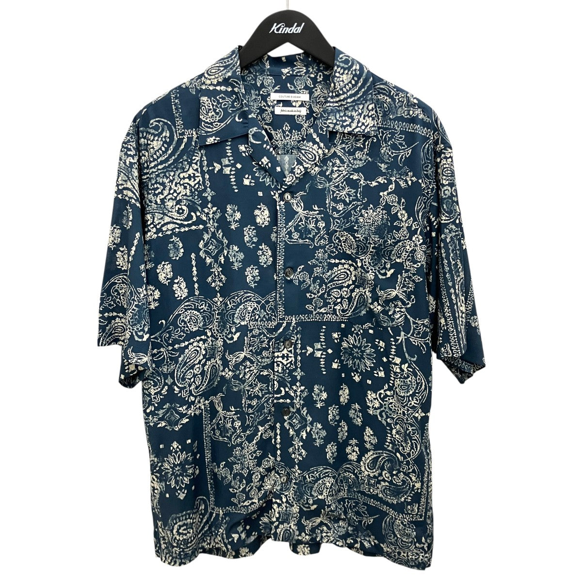 26ss【bandana print】オープンカラーシャツ26ss-077