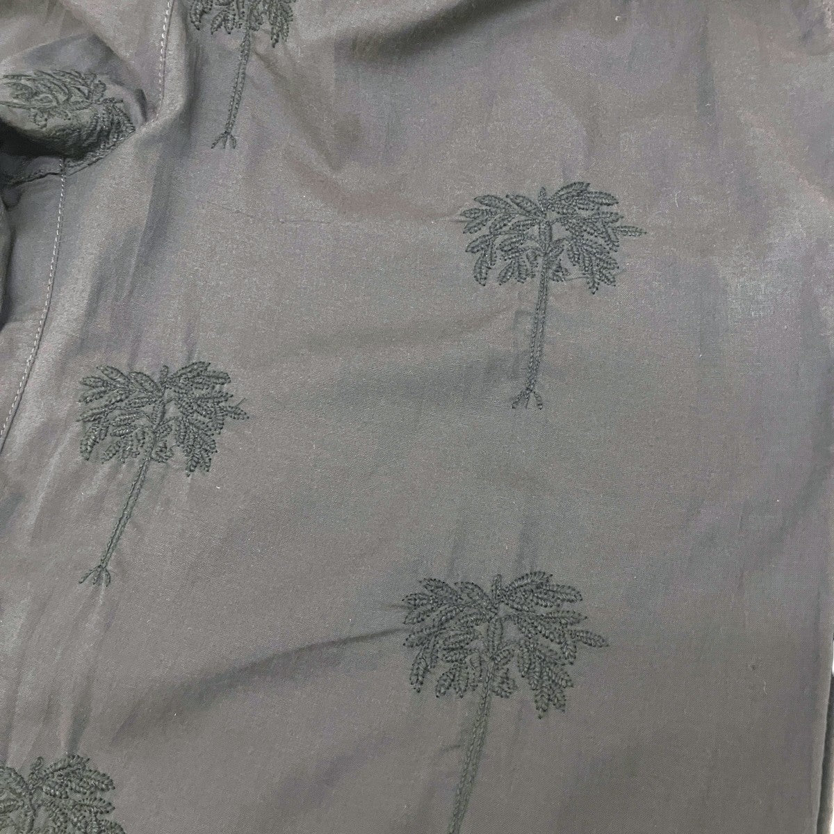 26ss【Palm Tree Embroidery Easy Wide Pants】パームツリーエンブロイダリーイージーワイドパンツ26ss-222
