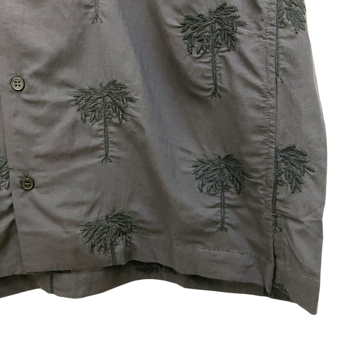 26ss【Palm Tree Embroidery Open Collar Shirt】パームツリーエンブロイダリーオープンカラーシャツ26ss-264