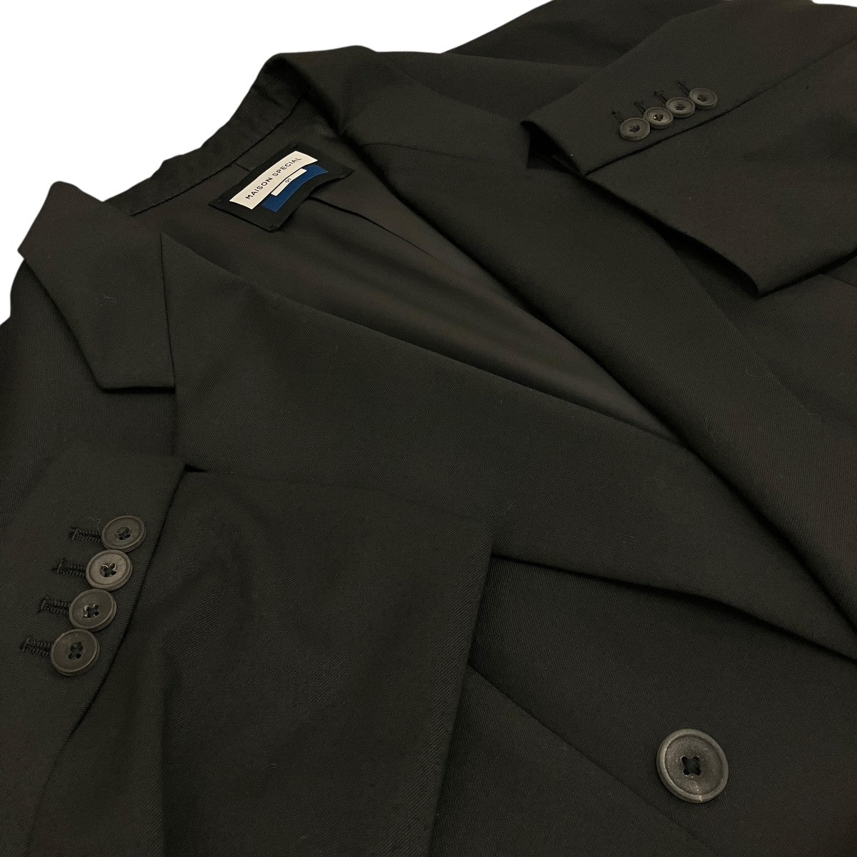 【NISHIKAWA KEORI Wool Mix Gabardine Wool Mix Prime-Over Double Tailored Jacket】ダブルジャケット11241111210