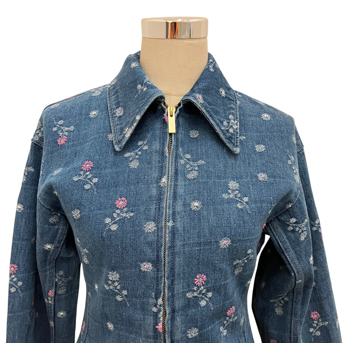 26SS【FLORAL JACQUARD DENIM JACKET】フローラルジャガードデニムジャケットMM26SS-JK079