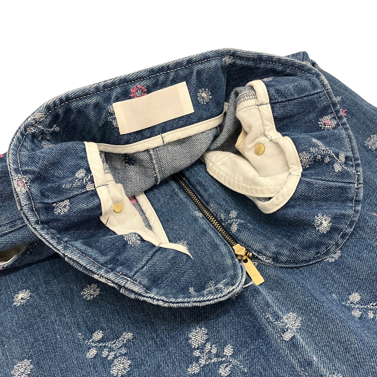 26SS【FLORAL JACQUARD HIGH WAISTED DENIM SKIRT】フローラルジャガードデニムスカートMM26SS-SK081