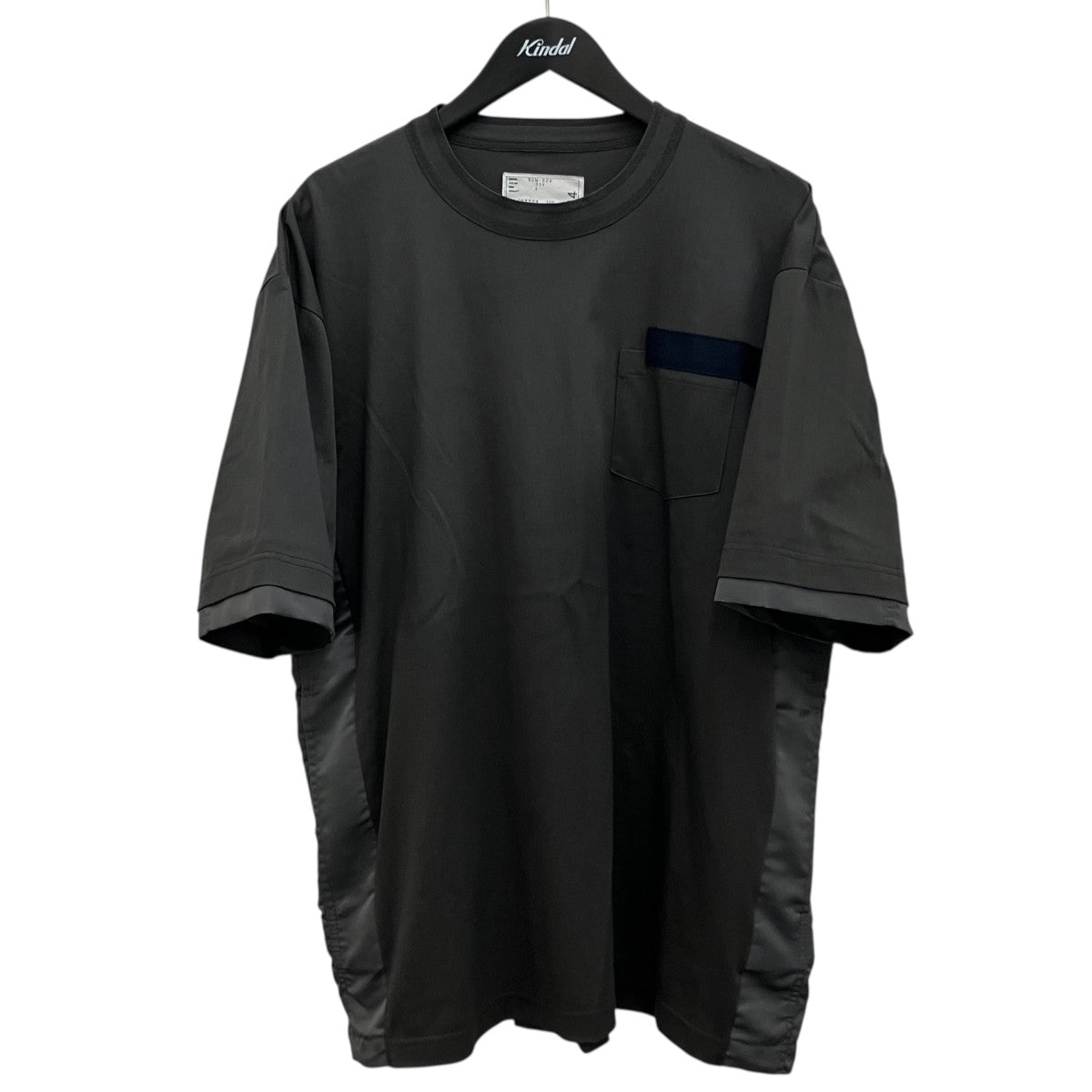 【Nylon Twill X Cotton Jersey T-Shirt】SCM-224