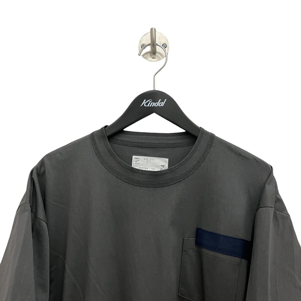 【Nylon Twill X Cotton Jersey T-Shirt】SCM-224