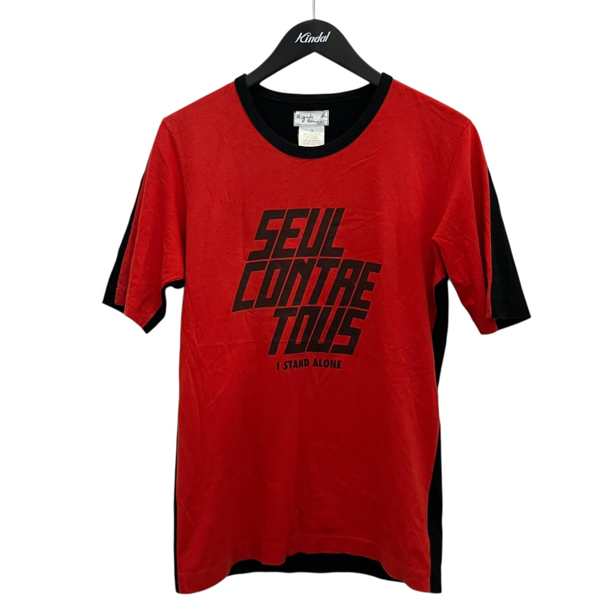 【SEUL CONTRE TOUS】プリントTシャツ