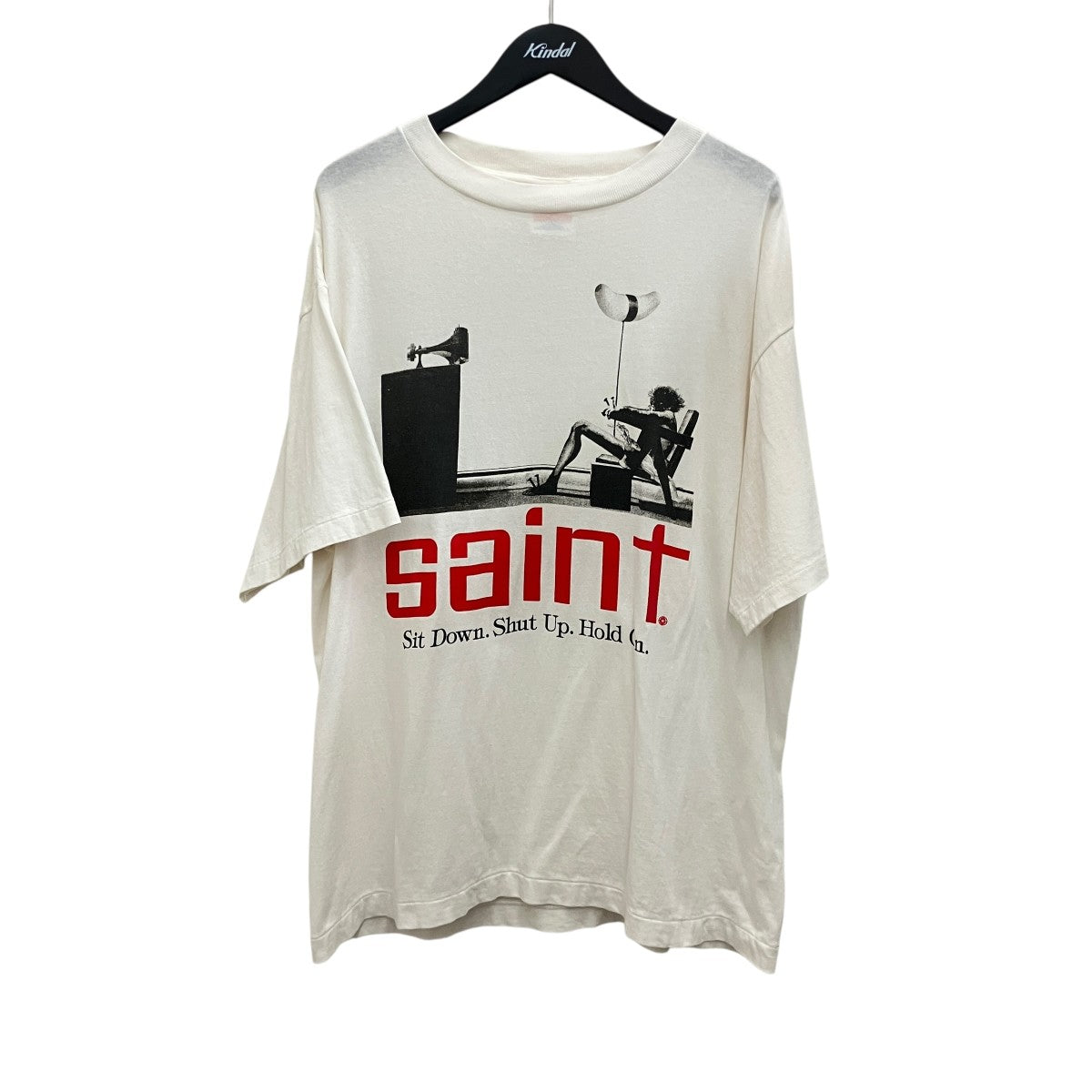 【SIT DOWN MAXELL SAINT】プリントTシャツSM-HR8-0000-022