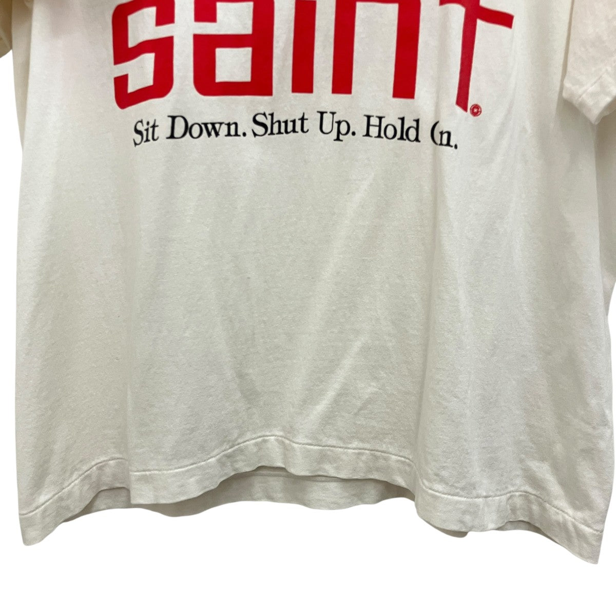 【SIT DOWN MAXELL SAINT】プリントTシャツSM-HR8-0000-022