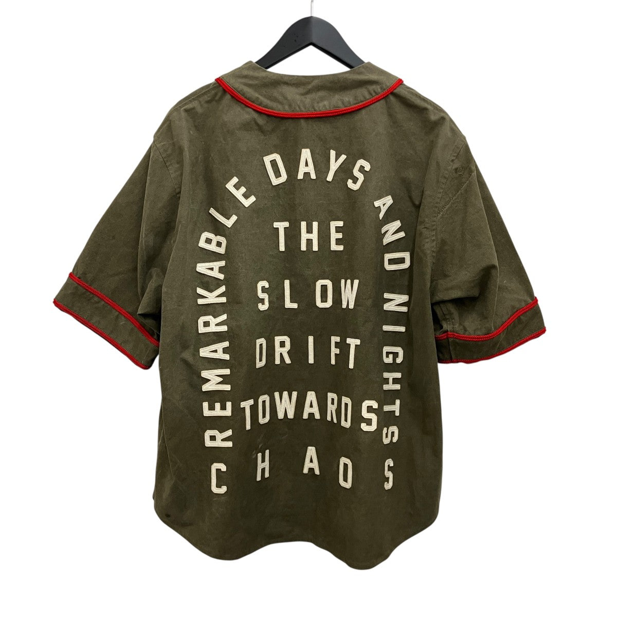【MILITARY BASEBALL SHIRT】ミリタリーベースボール半袖シャツRE-CO-KH-00-00-136