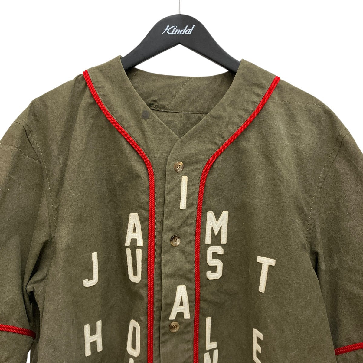 【MILITARY BASEBALL SHIRT】ミリタリーベースボール半袖シャツRE-CO-KH-00-00-136