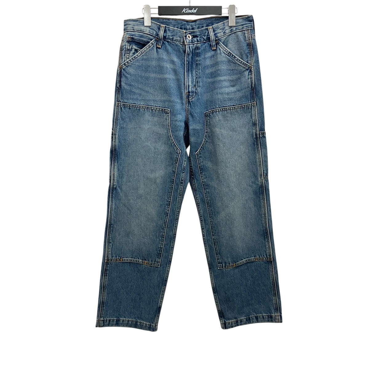 WORKWEAR 568 ルーズストレート ダブルニー デニムパンツPC9-A7367-0003
