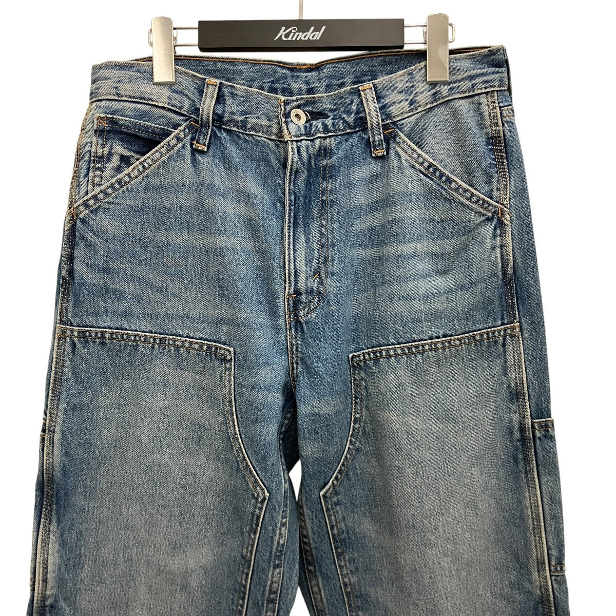 WORKWEAR 568 ルーズストレート ダブルニー デニムパンツPC9-A7367-0003