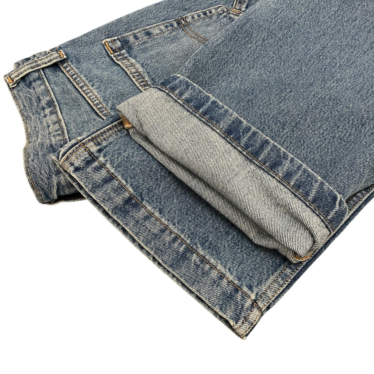 WORKWEAR 568 ルーズストレート ダブルニー デニムパンツPC9-A7367-0003