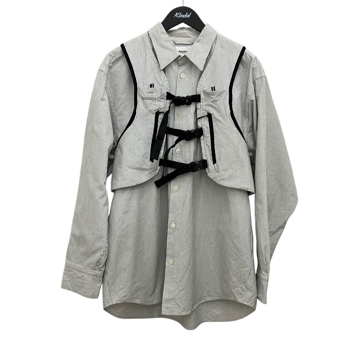 【TRAIL VEST STRIPE SHIRT】トレイル ベスト付き ストライプシャツ25SS21SH157
