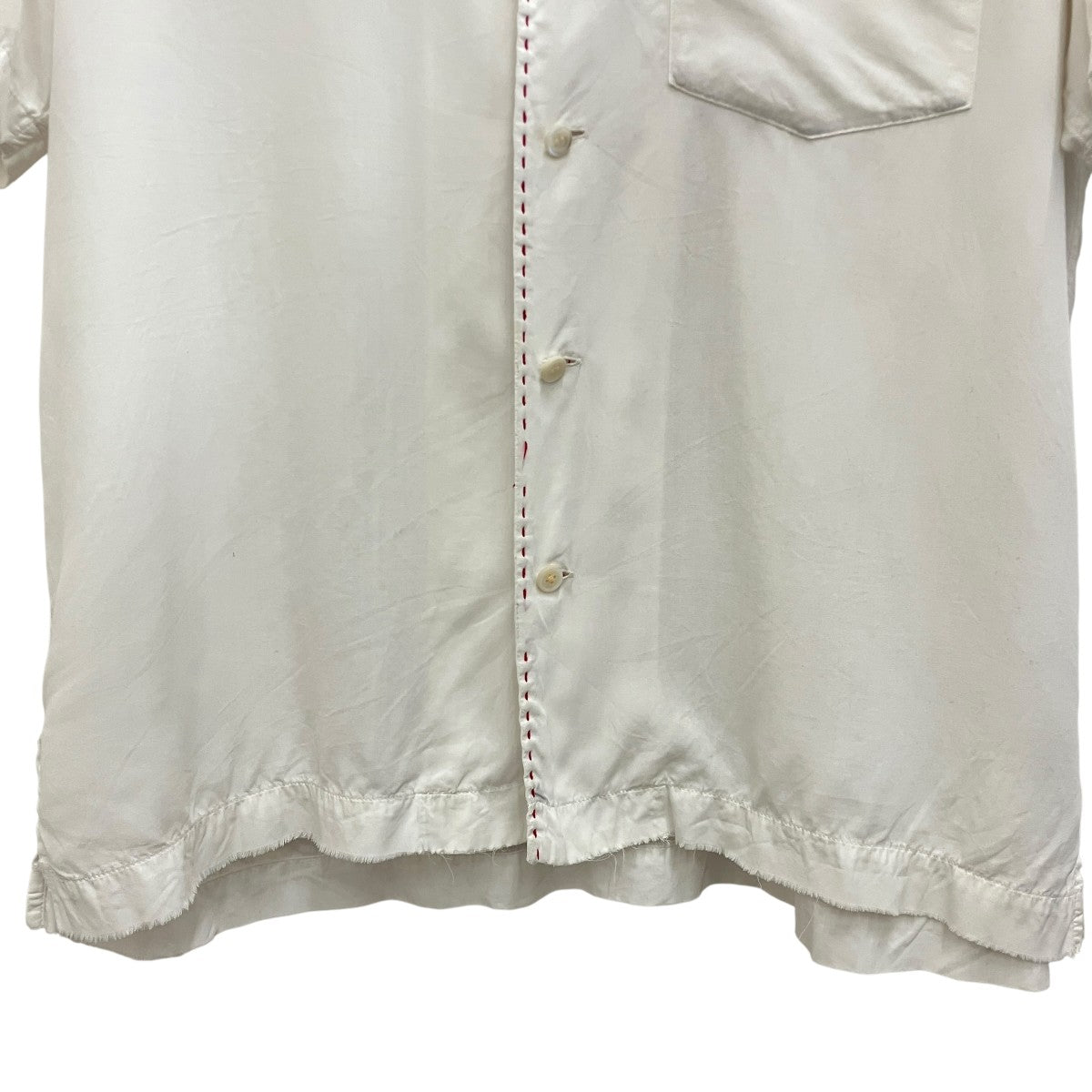 ISSEY MIYAKE ステッチ半袖シャツ 古着・中古-4枚目のアイテム画像