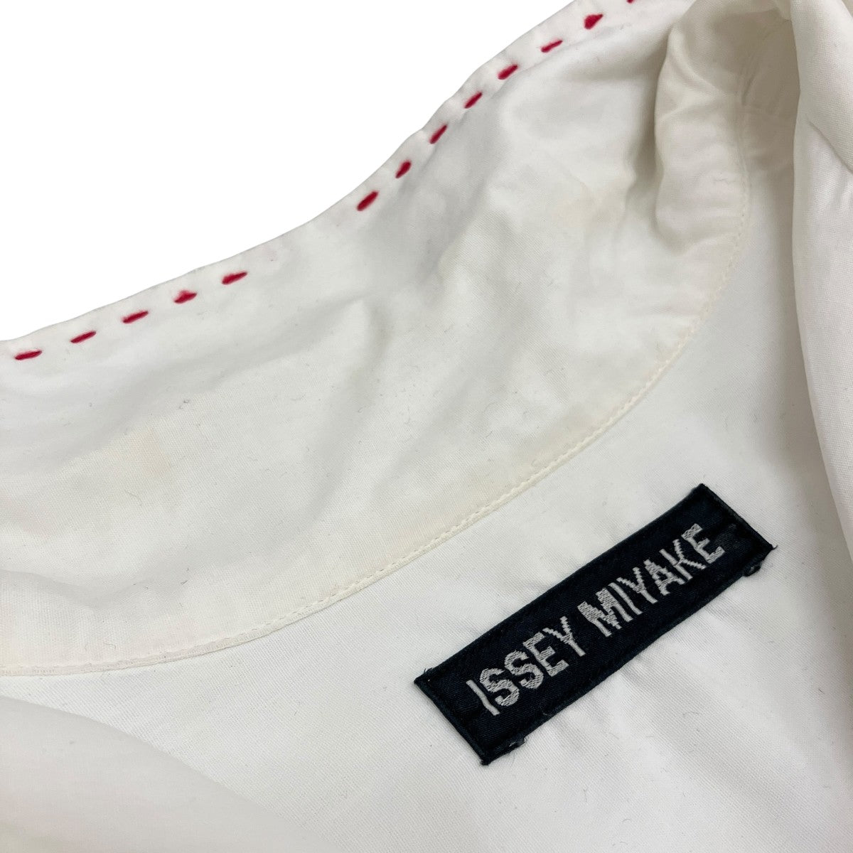 ISSEY MIYAKE ステッチ半袖シャツ 古着・中古-5枚目のアイテム画像