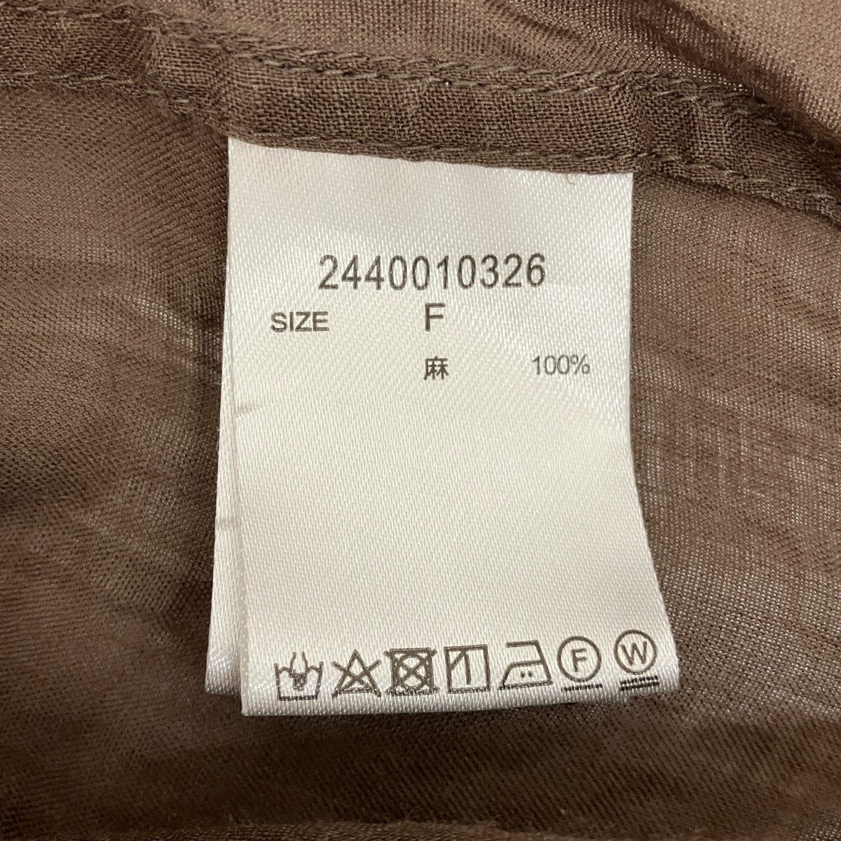 リネンラミーシアーオーバーシャツ2440010326